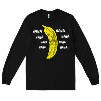Black banana Long Sleeve Tee - artisFamous