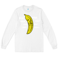 White banana Long Sleeve Tee - artisFamous