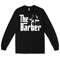Black the barber Long Sleeve Tee - artisFamous