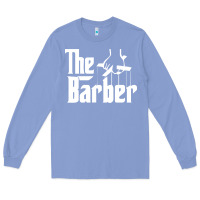 Colony Blue the barber Long Sleeve Tee - artisFamous