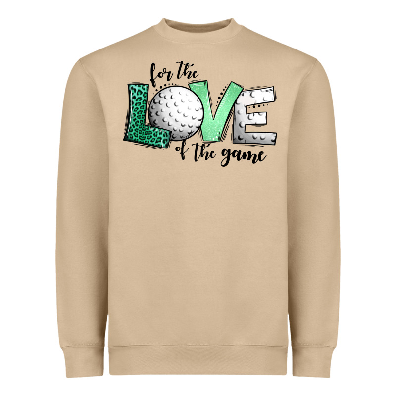 For The Love Of The Game Golf Heavyweight Sweatshirt by Jasminsmagicworld | Teevron