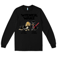 Black wiener wars funny dachshund Long Sleeve Tee - artisFamous