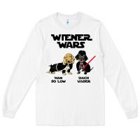 White wiener wars funny dachshund Long Sleeve Tee - artisFamous