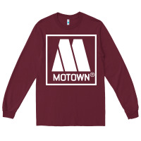 Burgundy motown merch record Long Sleeve Tee - artisFamous