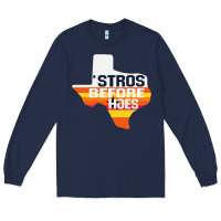 Navy stros before hoes Long Sleeve Tee - artisFamous