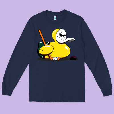 Mighty Rubber Ducky Long Sleeve Tee Designed By Artisfamous