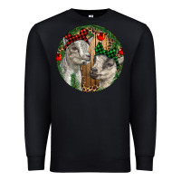 Black Baby Goats Christmas Premium Sweatshirt - RanaPortraitStore