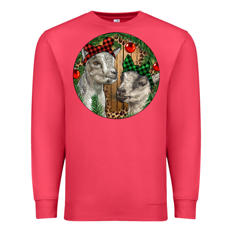 Baby Goats Christmas Premium Sweatshirt by RanaPortraitStore | Teevron