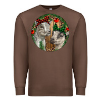Chestnut Baby Goats Christmas Premium Sweatshirt - RanaPortraitStore