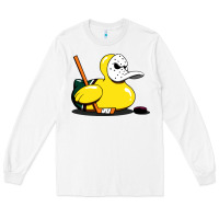 White mighty rubber ducky Long Sleeve Tee - artisFamous