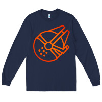 Navy millennium falcon Long Sleeve Tee - artisFamous