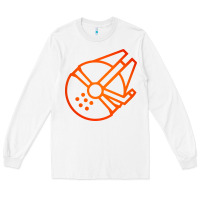 White millennium falcon Long Sleeve Tee - artisFamous