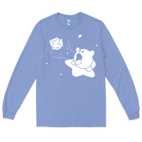 Colony Blue kirby gamer geek snes Long Sleeve Tee - artisFamous