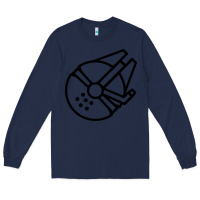Navy millennium falcon Long Sleeve Tee - artisFamous