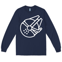 Navy millennium falcon Long Sleeve Tee - artisFamous