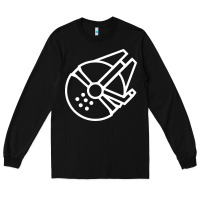 Black millennium falcon Long Sleeve Tee - artisFamous