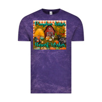 Cloud Purple pumpkin kisses harvest wishes tumbler Vintage Tee - BundleAndBundleShop