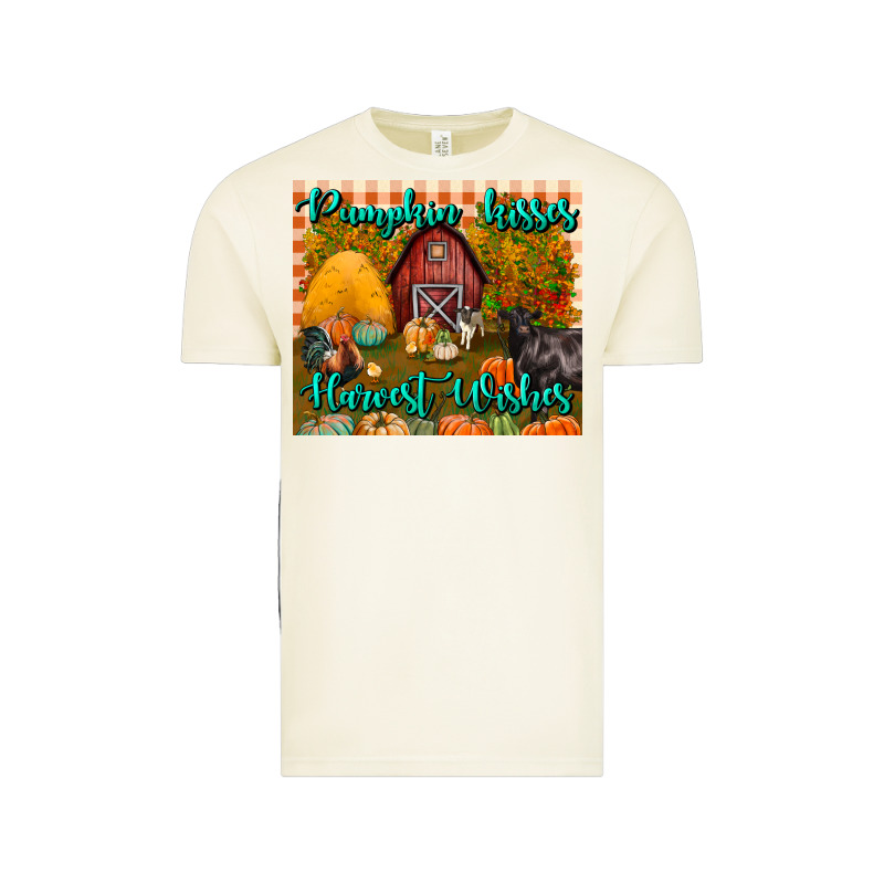 Pumpkin Kisses Harvest Wishes Tumbler Vintage Tee by BundleAndBundleShop | Teevron