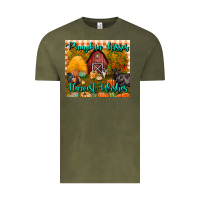 Vintage Olive pumpkin kisses harvest wishes tumbler Vintage Tee - BundleAndBundleShop