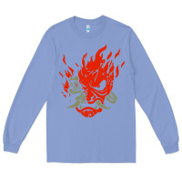Colony Blue punk samurai Long Sleeve Tee - artisFamous