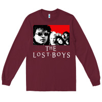 Burgundy lost boys Long Sleeve Tee - artisFamous