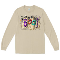 Mushroom boo Long Sleeve Tee - CowhideDigitalArt