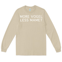 Mushroom more vogel less mamet Long Sleeve Tee - artisFamous