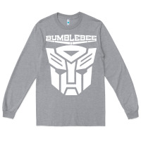 Heather Grey bumblebee strong Long Sleeve Tee - artisFamous