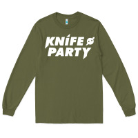 Army Green knife party Long Sleeve Tee - artisFamous