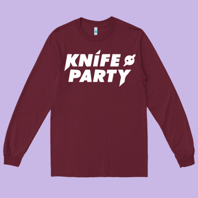Knife Party Long Sleeve Tee Designed By Artisfamous
