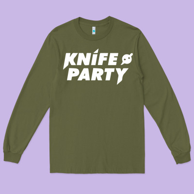 Knife Party Long Sleeve Tee Designed By Artisfamous