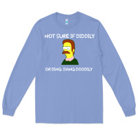 Colony Blue ned flanders Long Sleeve Tee - artisFamous