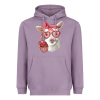 Lavender cute baby lamb valentines day Heavyweight Hoodie - Jasminsmagicworld
