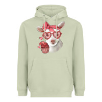 Matcha cute baby lamb valentines day Heavyweight Hoodie - Jasminsmagicworld