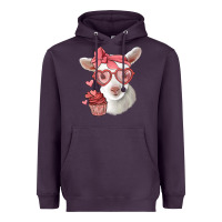 Plum cute baby lamb valentines day Heavyweight Hoodie - Jasminsmagicworld