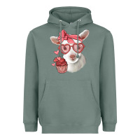 Sage cute baby lamb valentines day Heavyweight Hoodie - Jasminsmagicworld