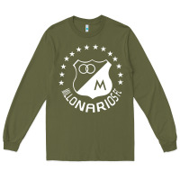 Army Green millonarios futbol Long Sleeve Tee - artisFamous