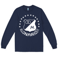 Navy millonarios futbol Long Sleeve Tee - artisFamous