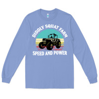 Colony Blue diddly squat farm speed and power Long Sleeve Tee - artisFamous