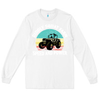 White diddly squat farm speed and power Long Sleeve Tee - artisFamous