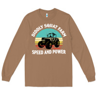 Toasted Coconut diddly squat farm speed and power Long Sleeve Tee - artisFamous