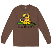 Chestnut please tread on me Long Sleeve Tee - artisFamous