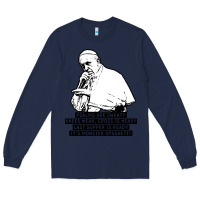 Navy pope mc Long Sleeve Tee - artisFamous