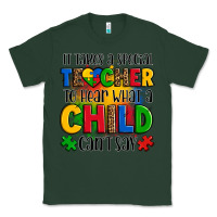 Sports Green it takes a special teacher to hear what a child can't say Classic Tee - OliviaCreatesArt