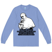 Colony Blue pope mc Long Sleeve Tee - artisFamous