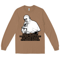 Toasted Coconut pope mc Long Sleeve Tee - artisFamous