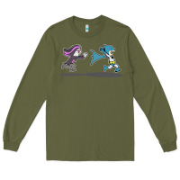 Army Green ozzy loves bats Long Sleeve Tee - artisFamous