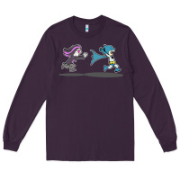Plum ozzy loves bats Long Sleeve Tee - artisFamous