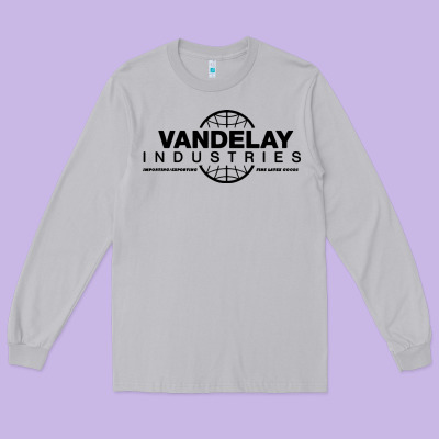 Vandelay Industries Long Sleeve Tee Designed By Artisfamous