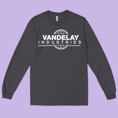 Vandelay Industries Long Sleeve Tee Designed By Artisfamous